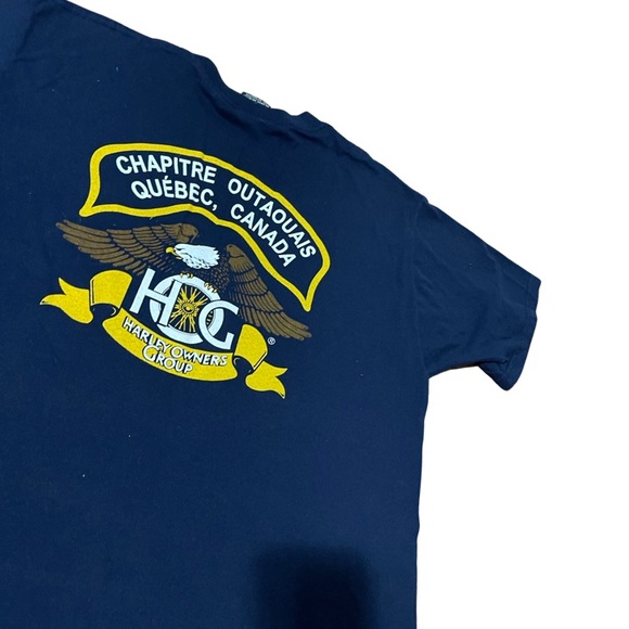 Harley Davidson Outaouais Motorcycle Club / Front+Back Graphics - Picture 5 of 8